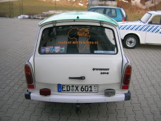 Logo auf Trabant Logo auf Trabant